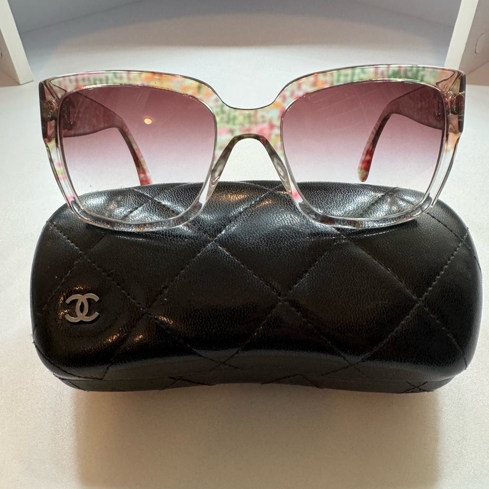 Chanel Multicolor Gradient 5220 Cc Square Sunglas… - image 1